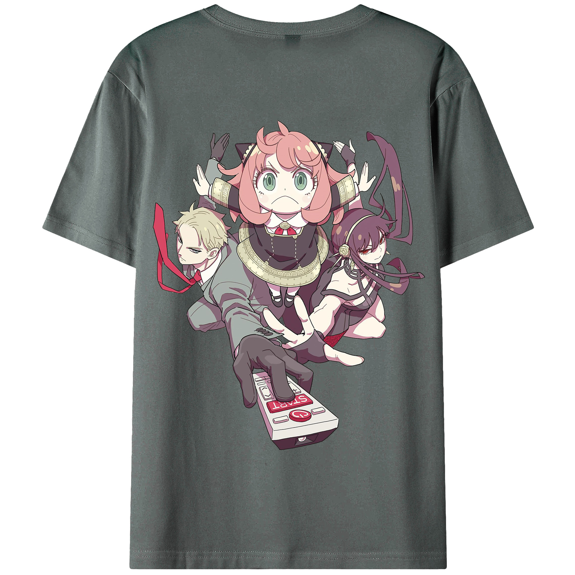 （画像用） SPY×FAMILY间谍家家酒 綿100％半袖Tシャツ（背面プリント）